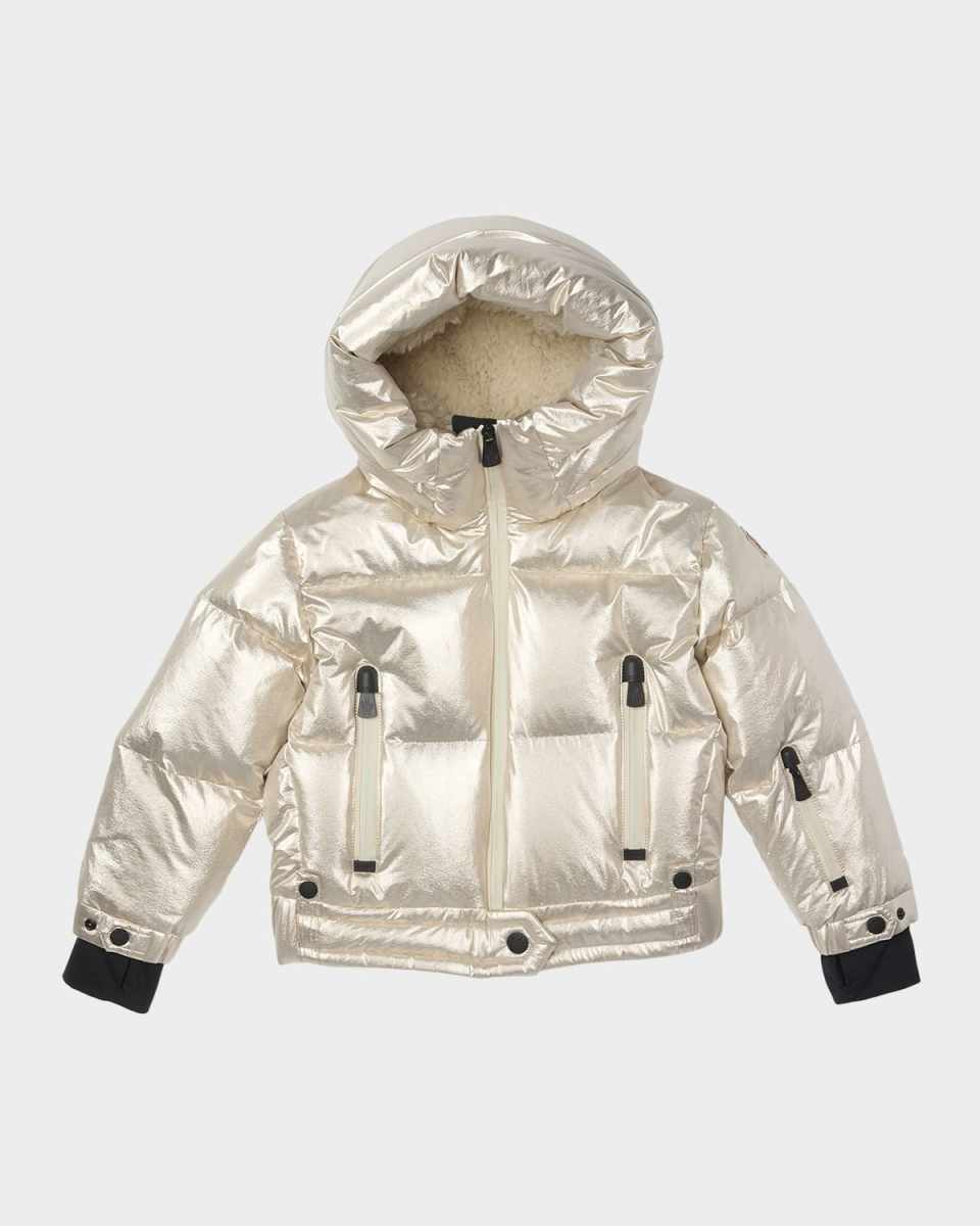 Girl's Violette Down Puffer Ski Jacket, Size 8-